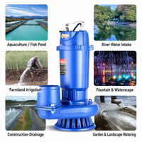 Moteur en cuivre pur 0,5 CV pour décharge d'eaux usées à haut volume et haute pression, sortie coudée à grand débit, prise d'eau de rivière, OEM durable