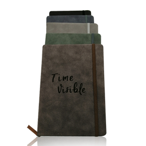 Carnet personnalisé OEM A5 de journal planificateur rechargeable couverture tissu papier relié en cuir à couverture rigide minimum bas - Product Image 2