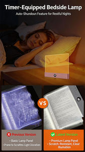 Lámpara <span class=keywords><strong>de</strong></span> Lectura LED Transparente <span class=keywords><strong>de</strong></span> Panel Plano <span class=keywords><strong>para</strong></span> <span class=keywords><strong>Leer</strong></span> por la <span class=keywords><strong>Noche</strong></span> en la Cama - Product Image 5