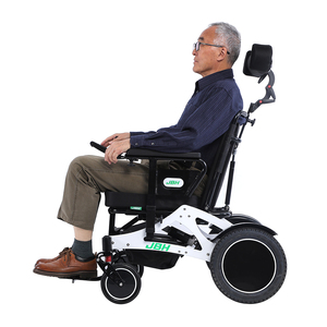 Nouveau <span class=keywords><strong>fauteuil</strong></span> roulant <span class=keywords><strong>électrique</strong></span> pliable en aluminium léger avec accoudoirs, <span class=keywords><strong>repose</strong></span>-pieds et dossier réglables, batterie au lithium - Product Image 4