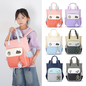 Sac à dos multifonctionnel convertible, imperméable, antivol, grande capacité, léger, en nylon, à motif géométrique, pour enfants, garçons, filles, étudiants - Product Image 2