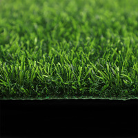 Gazon artificiel vert profond Evergreen, tapis de gazon synthétique haute densité pour cour, terrasse, mur végétal vertical