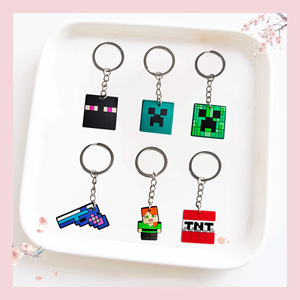 Porte-clés mignon en caoutchouc souple, motif dessin animé, pendentif personnalisé, étiquette de clé, design logo, cadeau pour sac à dos - Product Image 6