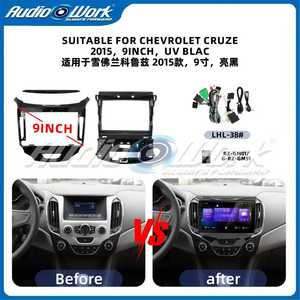 Nuevo Marco de Radio para Auto de 9 Pulgadas, Color Negro UV, para Chevrolet Cruze <span class=keywords><strong>2015</strong></span>, Marco para Reproductor de DVD, Marco para Radio Android, <span class=keywords><strong>Precio</strong></span> de Fábrica - Product Image 2