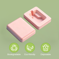 Plateau en pulpe de bagasse biodégradable sur mesure haut de gamme, emballage en pulpe de papier moulé écologique pour produits cosmétiques