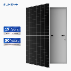แผงโซลาร์เซลล์ SunEvo 700W 720W 730W แบบ N-Type HJT สองหน้า สำหรับหลังคาเชิงพาณิชย์และโรงไฟฟ้าพลังงานแสงอาทิตย์ขนาดใหญ่ - Product Image 2