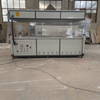Presse à membrane sous vide pour portes d'armoires de cuisine, machine de menuiserie, modèle Green Giant, très vendue en Chine, 21KW, garantie 1 an