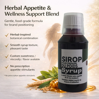 Sirop de Soutien des Courbes Corporelles Marque Blanche Gym-Friendly Mélange de Bien-être à Base de Plantes Emballage Personnalisé | Fabricant Certifié BPF