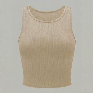 Ropa de Mujer Cómoda y Elegante para Verano, Corte Ajustado, Ideal para Uso Diario Informal, Básico pero de Alta Calidad - Product Image 1