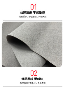 Кожаные Замшевые износостойкие дышащие тканевые перчатки из искусственного меха для багажа - Product Image 4