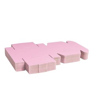 Bán buôn trắng hồng tông giấy gửi thư quần áo mỹ phẩm Hộp Quà Tặng biểu tượng tùy chỉnh in sóng vận chuyển bao bì hộp - Product Image 6