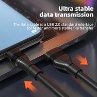 Cable de Datos Multifuncional Personalizado con Carga Rápida 5A, Tipo C, Recubrimiento de Cobre Fosforoso, Ecológico, para Cámara y Computadora