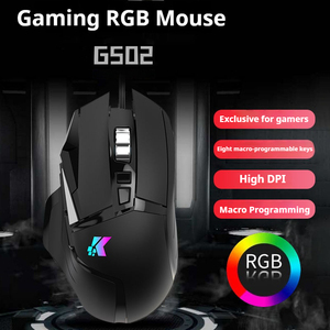 Ratón para Juegos con Cable USB <span class=keywords><strong>G502</strong></span> de Alto Rendimiento con Retroiluminación RGB, Diseño Programable Duradero para Jugadores de Escritorio Diestros, DPI Ajustable - Product Image 3