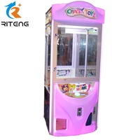 Machine à griffes de type grue à peluches commerciale, modèle Lucky Star Crazy Toy 2, pour l'extérieur, à vendre en magasin aux Philippines