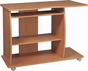 Moderner Kleiner Dreieckiger Schwarzer Holz-Computertisch für Kleine Räume mit Bücherregal - Product Image 4