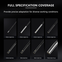 Caméra endoscopique industrielle portable HD IPS 5 pouces, 8 sondes optionnelles, pour inspection automobile et étanche