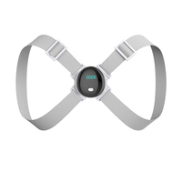 Correcteur de posture intelligent portable à écran LCD, ceinture de soutien électrique pour le haut du dos avec rappel par vibration, CE/ISO