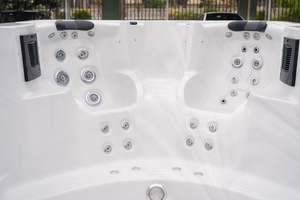 Vente en gros personnalisation piscine spa smart jacussier de fibra para 7 personas coque en fibre de verre enterrée pour la famille - Product Image 2