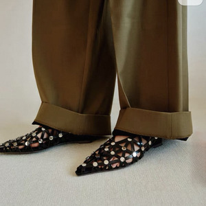 <span class=keywords><strong>Sandali</strong></span> con rivetto nero scarpe singole vuote da <span class=keywords><strong>donna</strong></span> scarpe in vera pelle <span class=keywords><strong>sandali</strong></span> <span class=keywords><strong>tacco</strong></span> <span class=keywords><strong>basso</strong></span> da <span class=keywords><strong>donna</strong></span> - Product Image 5