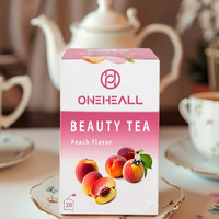 Tisane de fleurs décaféinée ONEHEALL pour embellir la peau, sans sucre, naturelle, pour le soin de la peau, mélange de thés santé de qualité supérieure
