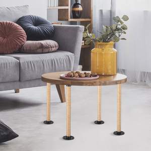 पाइप टेबल पैर औद्योगिक रेस्तरां डेस्क कार्यालय कच्चा लोहा स्टील बेंच खाने कॉफी भोजन फर्नीचर धातु पाइप टेबल पैर - Product Image 5