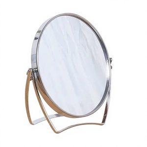 Miroir en métal pour salle de maquillage, nouvelle taille et forme personnalisées, moderne, de forme ronde, prix de gros, miroir de table rond avec cadre - Product Image 4