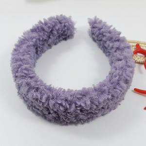 2020 new Kids Faux fluffy Thick Headbands Colorful Mommy And <span class=keywords><strong>Me</strong></span> Fall Hair Accessories Vendprs Winter Woman Furry Headband - Product Image 6
