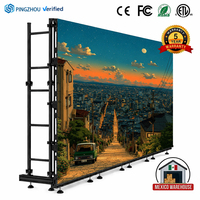 Pantalla LED Anticolisión de Alquiler P3.91, Panel LED de 500x500 mm, para Exteriores, Escenarios, Conciertos, Eventos, Bodas, Iglesias, IP65, Video Wall LED HD