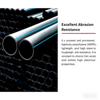 Tuyau d'irrigation HDPE haute pression durable SDR11 SDR17 de 25 mm à 1500 mm de diamètre, fabriqué avec des matériaux 100 % vierges et une longueur personnalisable