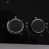 Xunda 90CM appareils de cuisson dessus en verre intégré 5 brûleurs cuisinière 4 gaz 1 simple électrique infrarouge Induction cuisinière en céramique plaque de cuisson