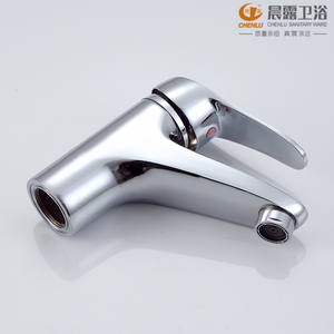 Grifo Mezclador Monomando de Latón Chenlu con Válvula Cerámica para Lavabo, Montaje en Encimera - Product Image 1