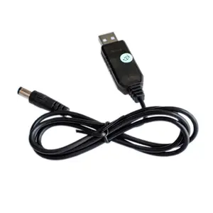 Evrensel USB DC 5V 9V 12V Step-up modülü dönüştürücü 2.1x5.5mm erkek konnektör