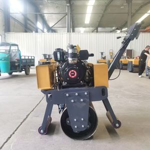 Con lăn rung DIESEL Tốc độ không đổi chuông đơn 300 kg mới - Product Image 4