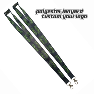 Acceso conveniente Poliéster Llavero Correas Cuerda Eventos Cordón Colgar Teléfono móvil Tarjeta de identificación y <span class=keywords><strong>llaves</strong></span> con serigrafía - Product Image 2