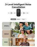 Microphone Sans Fil Cravate Hollyland LARK A1 Omnidirectionnel à Réduction de Bruit pour iPhone TikTok Vlogging Podcasts