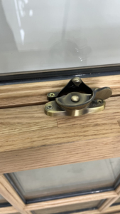 Cho gỗ rắn hiện đại xoay ngang đơn treo cửa sổ bên ngoài cách âm với màn hình gấp - Product Image 2