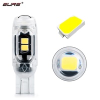 Luz estroboscópica para matrícula EURS de alto brillo T10 2835 5smd, LED automático 5W5, Canbus no polar, bombilla pequeña para coche, lámpara indicadora de ancho