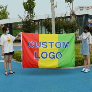 48h Fast Delivery Customized Logo Printing <b>Flags</b> Wholesale Promotional Advertising <b>Flag</b> Banner - Product Image 3