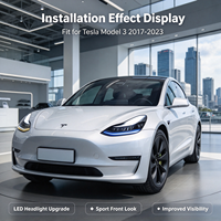 Ensemble de phares LED pour Tesla Model 3 Highland 2024-2026, clignotants séquentiels, projecteur DRL, amélioration de la lampe avant