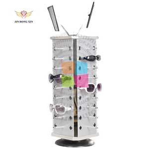 광학 장비 스테인레스 스틸 벽 마운트 막대 디스플레이 안경 스탠드 서랍 Led 안경 선반 - Product Image 5