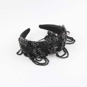 ที่คาดผมคริสตัลพลอยเทียมหรูหราวินเทจสำหรับผู้หญิงเครื่องประดับผมสำหรับงานพรอม - Product Image 5