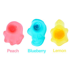 아모스 달콤한 과일 사탕 사용자 정의 동물 다른 모양 파열 주스 할랄 구미 사탕 - Product Image 6