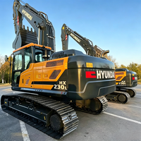Nouvelle pelle sur chenilles haute performance de 22 tonnes avec moteur, boîte de vitesses et PLC pour la construction et l'agriculture