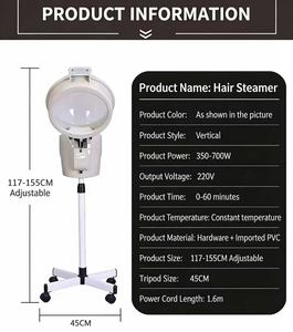 Nouveau modèle d'humidificateur à vapeur pour salon de coiffure, pour traitement en profondeur et soin nutritif, machine pour usage domestique - Product Image 6