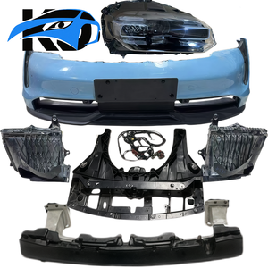 Conjunto de Parachoques Delantero Desmontado Original Usado 9J1 9J1941039J 9J1941077J con Ventilador de Radiador y Rejilla Frontal para <span class=keywords><strong>Porsche</strong></span> <span class=keywords><strong>Taycan</strong></span> - Product Image 1