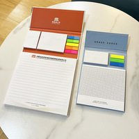 Bloc-notes autocollants personnalisés pour hôtel, bureau, école, papeterie, notes adhésives pour bloc-notes promotionnels A5 en vrac
