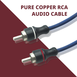 Calidad de fidelidad de alta gama 2 RCA Audio AV <span class=keywords><strong>Cable</strong></span> RCA <span class=keywords><strong>Cable</strong></span> chapado en oro Moldeo por inyección para HDTV Cobre puro - Product Image 3