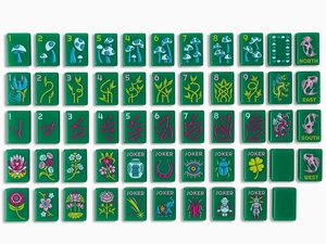 Set di Tessere Mahjong in Acrilico Verde Personalizzato, Lussuoso Set Professionale per Tornei, Inciso e Riempito a Strato Singolo per Tavolo da Gioco - Product Image 1