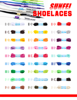 Lacets de chaussures IRun personnalisés, double couche, épais, doux et moelleux, lacets plats en peluche pour baskets