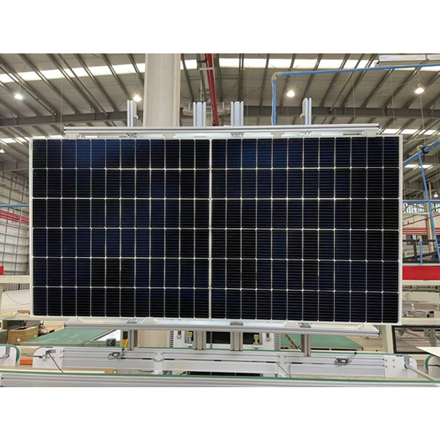 Longi Solar Panel Half Cell PV Module Bifacial Double Glass 550w Solar Panels Photovoltaic Panels for Commercial Use